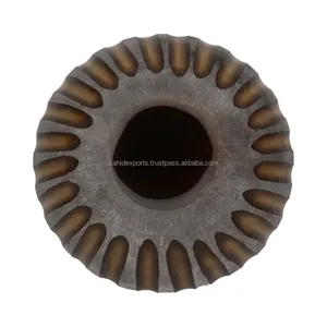 Luxury Decorative Transparent Iron Flower <b>Vase</b> Coastal Design Tabletop <b>Vase</b> Living Room Interior Accent Bulk Export Supplier - Product Image 4