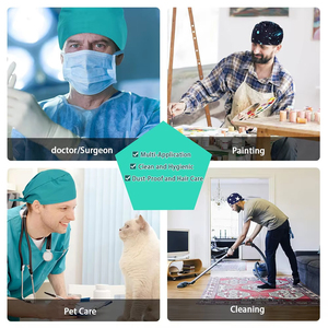 Unisex Custom Nurse Hats Adjustable Doctor Working Nurse <b>Scrub</b> <b>Caps</b> Hospital Cotton Print <b>Cap</b> With Button - Product Image 5