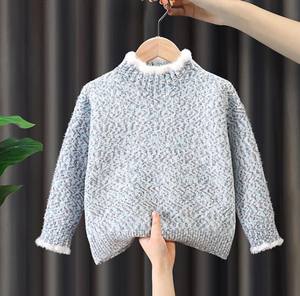 Cardigan surdimensionné pour enfants, bébés, filles et garçons, manches longues, 100% coton, imprimé animal, manches bouffantes, pull d'automne - Product Image 4