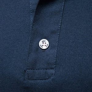 Men's Color Blocked <b>Polo</b> <b>Shirt</b> Short Sleeve Solid Design Breathable Knitted Cotton Casual Style Red Navy <b>Blue</b> <b>Polo</b> T-<b>Shirt</b> - Product Image 6