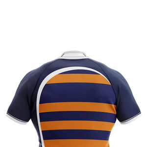 Maillot de rugby 100% polyester respirant, impression personnalisée pour équipe, vêtements de sport, uniforme de rugby, approvisionnement en gros - Product Image 6
