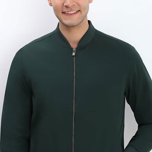 Vestes pour hommes 100% polyester, fabrication OEM, broderie, streetwear, dernières tendances, style décontracté uni, très vendues. - Product Image 4