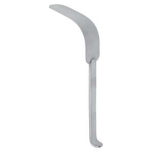 Écarteur chirurgical 10 mm x 45 mm, lame large, longueur 28 cm, en acier inoxydable de haute qualité, outil de précision - Product Image 1