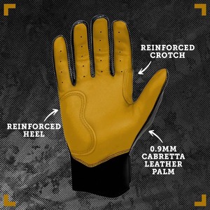 Nuevos Guantes de Bateo de Softbol Unisex Profesionales Personalizados OEM, Guantes de Bateo de Béisbol de Cuero de Cabra para Protección de Manos - Product Image 3