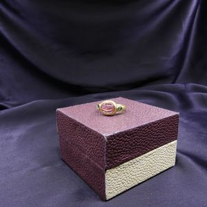 Wedding Wear 925 Sterling <b>Silver</b> Gold Plated Jewelry Tourmaline <b>Emerald</b> Gemstone Women Wear Classic <b>Ring</b> - Product Image 6