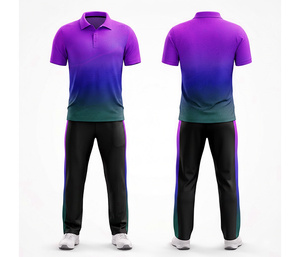 OEM Custom <b>Cricket</b> Uniform with Sublimation Design | Men Women Youth <b>Cricket</b> Wears Polo Shirt and Trouser Full Team - Product Image 3