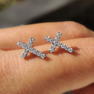 Pendientes de Diamantes Cultivados en Laboratorio de 0.25CT, Corte Redondo E/F VS, Plata 925, Oro Blanco, Hechos a Mano, Sostenibles, Elegantes, Joyería para Mujer - Product Image 4