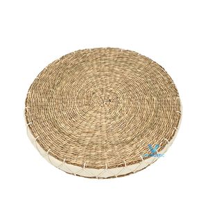 Meilleur choix : Pouf ottoman décoratif en jonc de mer tressé à la main pour salon, chambre, hôtel - Fournisseur en gros - Product Image 6