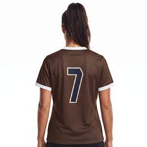 Women V-Neck Lacrosse Jersey Short Sleeve Mesh Men Sublimated Lacrosse Shirt Custom Number Team Lacrosse Jerseys - Product Image 2