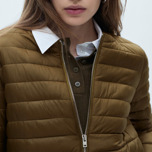 <b>Women</b> Hooded Puffer <b>Jacket</b> Warm Winter Padded Coat Windproof Water Resistant Full Zip Outdoor Quilted <b>Jacket</b> Long Sleeve Cold - Product Image 4
