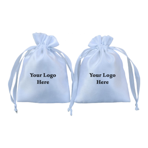 Sac cadeau imprimé personnalisé écologique en coton et lin beige avec cordon de serrage avec étiquette tissée Logo et sac à poussière avec logo personnalisé - Product Image 4