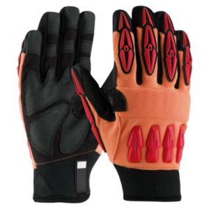 Guantes de Seguridad al por Mayor, Reforzados con Cuero Sintético, Inyección de Goma TPR Amara, Resistentes a Impactos y Cortes - Product Image 3