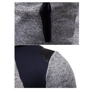 Sweat-shirt à capuche personnalisé avec logo, en coton biologique uni, coupe courte, pour homme, vente en gros - Product Image 3