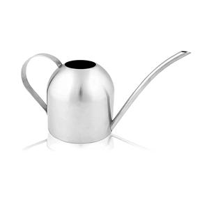 Petite arrosoir en acier inoxydable avec long bec, arrosoir d'intérieur et d'extérieur pour plantes de jardin, fleurs, plantes en pot - Product Image 1