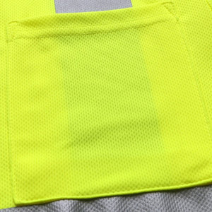 Top Selling Hi Vis Workwear Solid Pattern Outdoor Reflective Stripes Safety <b>Uniform</b> Polo T-Shirts <b>Construction</b> Safety His - Product Image 3