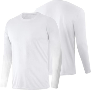 Camiseta Deportiva de Manga Larga para Hombre, Protección Solar, Ligera, de Secado Rápido, para Correr al Aire Libre - Product Image 1