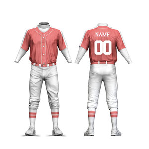 Uniformes de Béisbol y Sóftbol de Diseño Personalizado de Alta Gama, Conjuntos Completos de Camisetas y Pantalones de Béisbol, Corte Regular, Mangas Cortas - Product Image 2