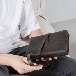 Funda de Cuero Genuino Hecha a Mano de Lujo con Logotipo Personalizado, Fabricante de Fundas para Libros, Funda para Diario Recargable, LBC-0016 - Product Image 2