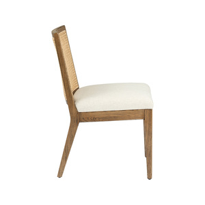 Chaise de salle à manger en teck massif, meubles en bois naturel écologiques pour café, maison, bar, appartement, villa, hôtel, complexe hôtelier - Product Image 3