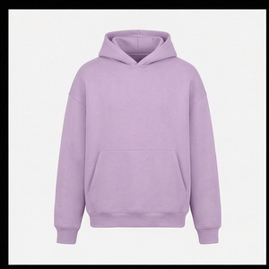 Sweat à capuche vintage en molleton délavé pour homme, 100 % coton épais, coupe classique, avec poche, style streetwear, épaules tombantes, respirant, hiver, OEM - Product Image 1