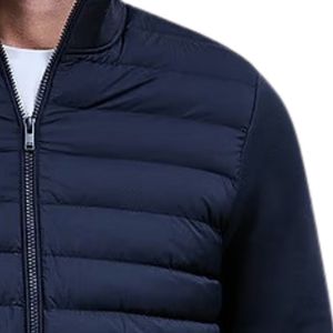 <b>Men's</b> Hybrid Quilted Technical <b>Jacket</b> Funnel Neck Warm <b>Lightweight</b> Insulated Outdoor Casual Zip <b>Jacket</b> for Winter Travel Sports - Product Image 5
