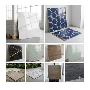 กระเบื้องปูพื้นพอร์ซเลนเคลือบเงาสูง ขนาด 60x60 80x160 ลายหินอ่อนคาร์ราร่าสีขาว สำหรับตกแต่งภายในโรงแรม ห้องนั่งเล่น ดีไซน์หรูหรา - Product Image 6