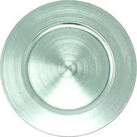 Assiette de Présentation Haut de Gamme en Aluminium – Décoration Élégante pour Table de Dîner, Mariage, Banquet – Plat de Service de Luxe Réutilisable et Personnalisable