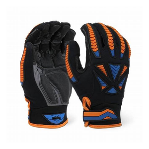 Guantes de Pesca de Seguridad de Cuero Mecánico Anti-Impacto Personalizados, Protección de Muñeca con TPR, Palma Reforzada, Diseño Ergonómico, Cuatro Estaciones - Product Image 5