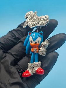 Colgante Personalizable de Personaje de Dibujos Animados en 3D, Plata 925, Estilo Hip Hop, con Incrustaciones de Diamantes, Pasa el Test de Diamantes, Colgante de Moda para Raperos - Product Image 4