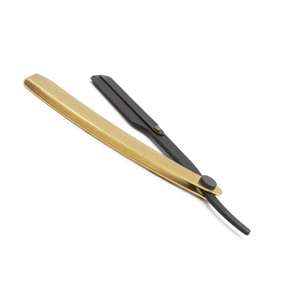 Navajas de Afeitar de Acero Inoxidable de Alta Calidad de 5.5 Pulgadas con Hoja Única, Navajas de Seguridad Profesionales Plegables Manuales para Uso de Barbería - Product Image 5