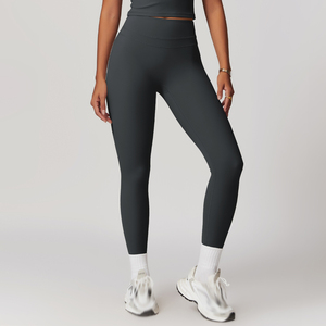 Leggings de Cintura Alta con Compresión, Largos, Sólidos, de Secado Rápido, Ecológicos, Ligeros, Transpirables, con Cintura Elástica, para Yoga - Product Image 4