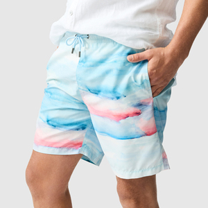 กางเกงขาสั้นว่ายน้ำผู้ชาย แห้งเร็ว น้ำหนักเบา ยืดหยุ่น นุ่มสบาย กันน้ำ เป็นมิตรกับสิ่งแวดล้อม ส่งเร็ว - Product Image 4