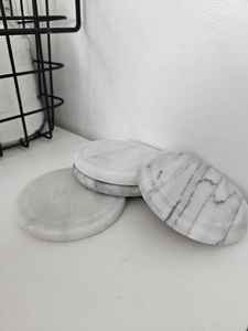 Most Selling <b>Marble</b> <b>Coasters</b> With Big Slab Waterproof Design For Villa Home Decor Coffee Table Protection - Product Image 5