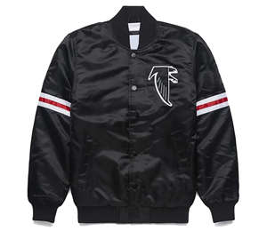 Chaqueta Bomber de Satén Personalizada de Alta Calidad y Duradera para Hombre, Diseño Bordado, Impermeable, Transpirable, Ecológica, Estilo Casual Varsity - Product Image 1