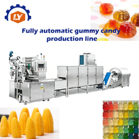 Ligne de production multifonctionnelle entièrement automatique pour la fabrication de bonbons gélifiés et de confiseries à base d'amidon, machine à fabriquer les bonbons gélifiés