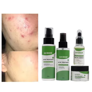 Prodotti per la cura della bellezza Moq basso trattamento naturale per l'acne Kit per la cura della pelle di lusso Set per la cura della pelle detergente per il viso biologico