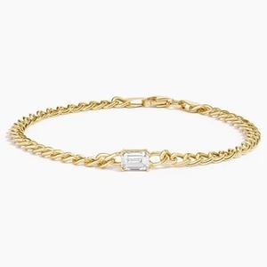 Classic Moissanite 925 <b>Silver</b> <b>Bracelet</b> With Radiant Cut Zircon Prong Setting Unisex Jewelry Fashion <b>Beaded</b> <b>Bracelets</b> - Product Image 2