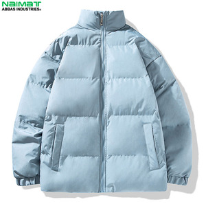 <b>Winter</b> Extreme Cold Thick Bubble Coat Men Heavy Padded Insulation <b>Jacket</b> Loose Fit Plain Streetwear Outwear - Product Image 2