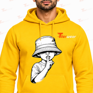 Sweat-shirts à capuche personnalisés pour hommes 2026, 100 % coton, épais, haute qualité, impression par transfert thermique, coupe oversize, écologiques - Product Image 6