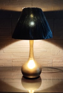 Fabric <b>Net</b> Metal Lamp Shade Decorative Desk Lamp Creative Weave Design Halogen Bulbs Warm White <b>Light</b> Eye Caring Minimalist - Product Image 5