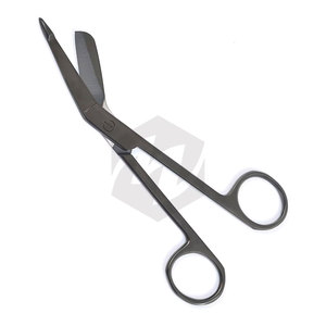 Ciseaux à pansements Lister de qualité supérieure, finition titane noir, 5,5 pouces, instruments médicaux de qualité supérieure pour les premiers secours et les situations d'urgence - Product Image 4