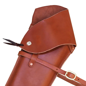 Sac à fusil en cuir de vachette véritable, best-seller, personnalisable OEM, design réglable, sac à fusil professionnel en cuir - Product Image 5