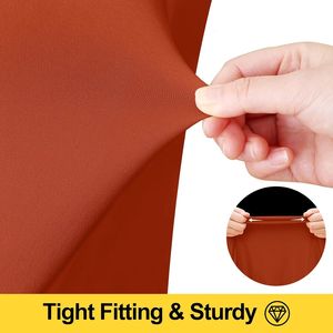 Smiry 6FT Rectangle Waterproof Washable Tablecloth Elastic Spandex Stretch Fitted <b>Cover</b> Skirt for <b>Tables</b> - Product Image 2