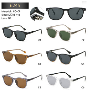 Lma 6245 Classic Retro Luxury Designer Men Sun Glasses Custom Logo Fashion <b>Round</b> Women Polarized <b>Sunglasses</b> - Product Image 5