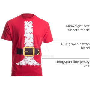 Custom Christmas Printed <b>T</b>-<b>Shirt</b> Featuring <b>Festive</b> Artwork And Smooth Material For Seasonal Clothing Christmas Printed <b>T</b>-<b>Shirt</b> - Product Image 4