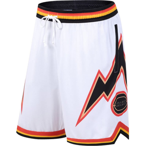 Shorts de course mi-longs pour hommes avec logo personnalisé, taille élastique confortable, 100 % polyester respirant - Product Image 4