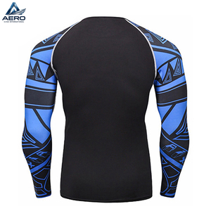 Camiseta Deportiva de Manga Larga con Estampado Personalizado para Entrenamiento, de Secado Rápido, para Adultos, Material de Primera Calidad, para Hombre - Product Image 3