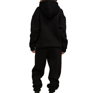 ชุดกีฬาผู้ชายแบบมีฮู้ด ปี 2026 สำหรับฤดูใบไม้ร่วงและฤดูหนาว สีพื้น สไตล์ลำลอง สตรีทแวร์ ทรงปกติ ชุดฮู้ดดี้ผ้าฝ้าย 100% - Product Image 6