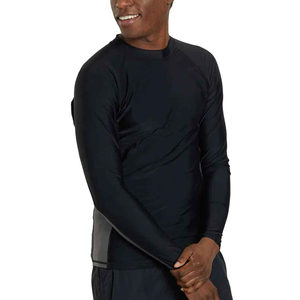 Rashguard pour homme de qualité supérieure, respirant, séchage rapide, léger, coupe compressive, vêtements de sport, logo personnalisé, vêtements d'entraînement en salle de sport, rashguard - Product Image 2