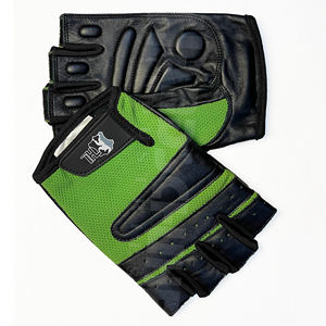 Gants de musculation professionnels Vivid Greens avec rembourrage amélioré de la paume |   Poignée antidérapante de qualité supérieure pour un équipement de musculation ultime - Product Image 6